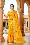 Jiya Vol 43 By Vallabhi Moss Georgette Bandhani Printed Saree Wholesale In India
